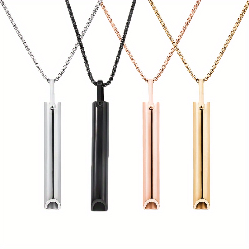 1pc Anti Anxiety Necklace Breathing Necklace Meditation Tools