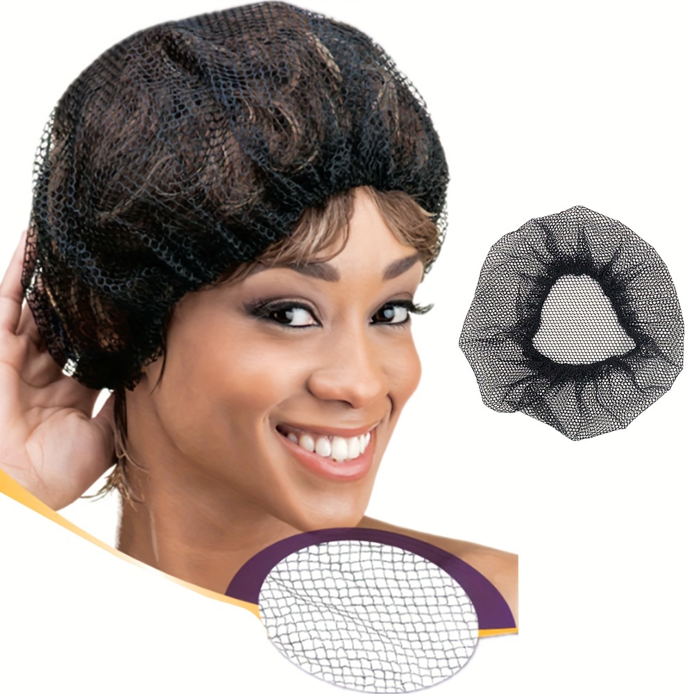 Flmtop Stretch Cool Mesh Weaving Wig Cap Cloth Hair Nets Hairnet Snood  Cosplay Model