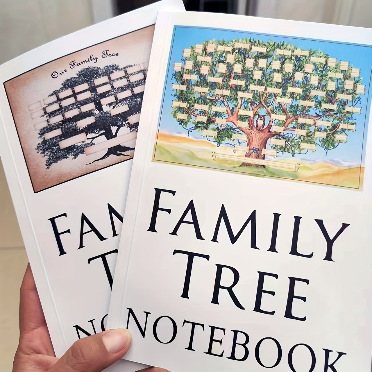 Family Tree Notebook-Handwritten Ancestors' Memories To Write Into Personal