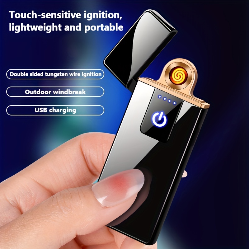 Cigar Cigarette Ignition Gun Arc Lighter Usb Igniter Natural Gas Kitchen  Accessories Gadgets For Men