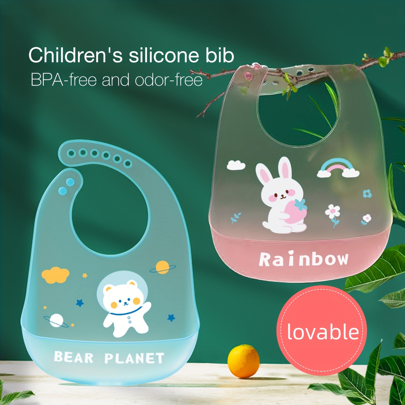 Kids Plate Silicone Portable Kids Bowl Drain Cup Bib Baby - Temu