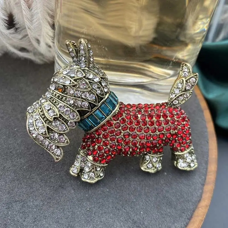 Dog brooches store and pins