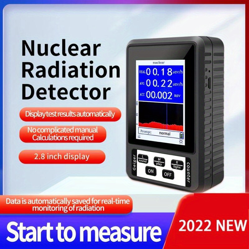 Detector De Radón Doméstico, Medidor De Radón Portátil,.