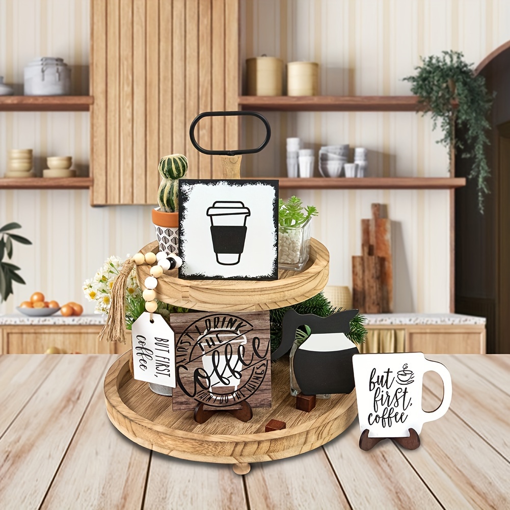 Coffee Bar with Greenery - Home Decor Kitchen