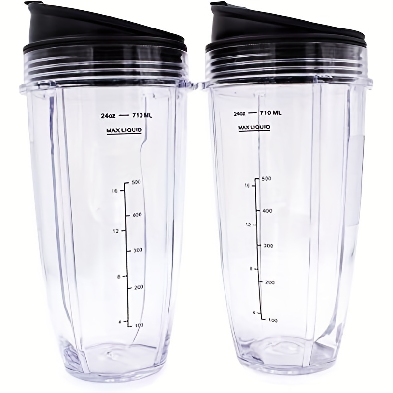 Nutri Ninja Replacement Parts Cup: Measuring Scale Cup Mug With Sip & Seal  Lids - Fits Auto Iq Series Blenders - Temu