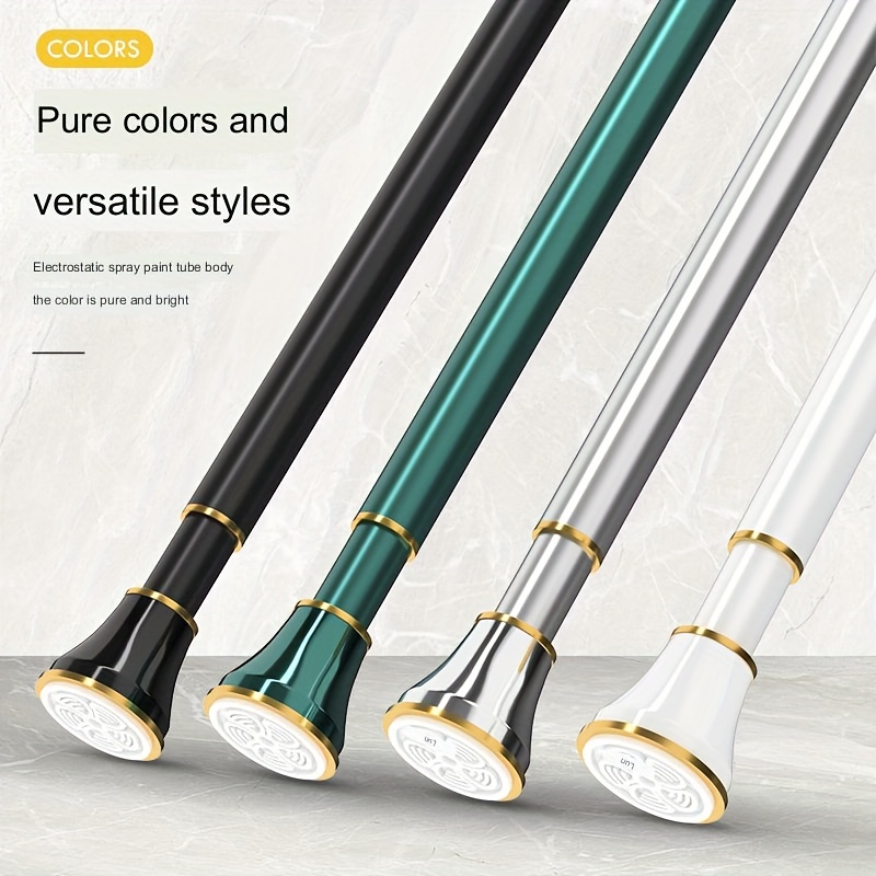 Stainless Steel Telescopic Rod Household Free Punching - Temu