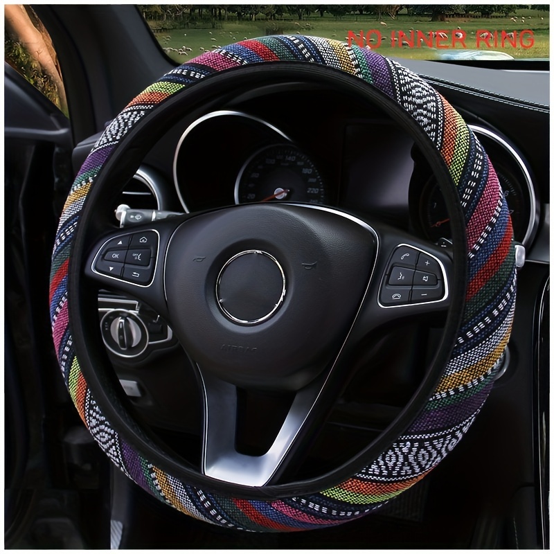 Colorful Arrows Steering Wheel Cover Women - 15 Inch Universal Soft Anti  Slip Cute Steering Wheel Covers Durable Car Accessories Decor