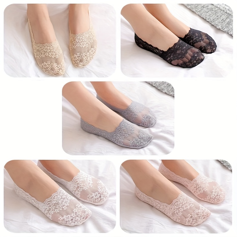 Simple No Show Socks Assorted Color Invisible Semi sheer - Temu