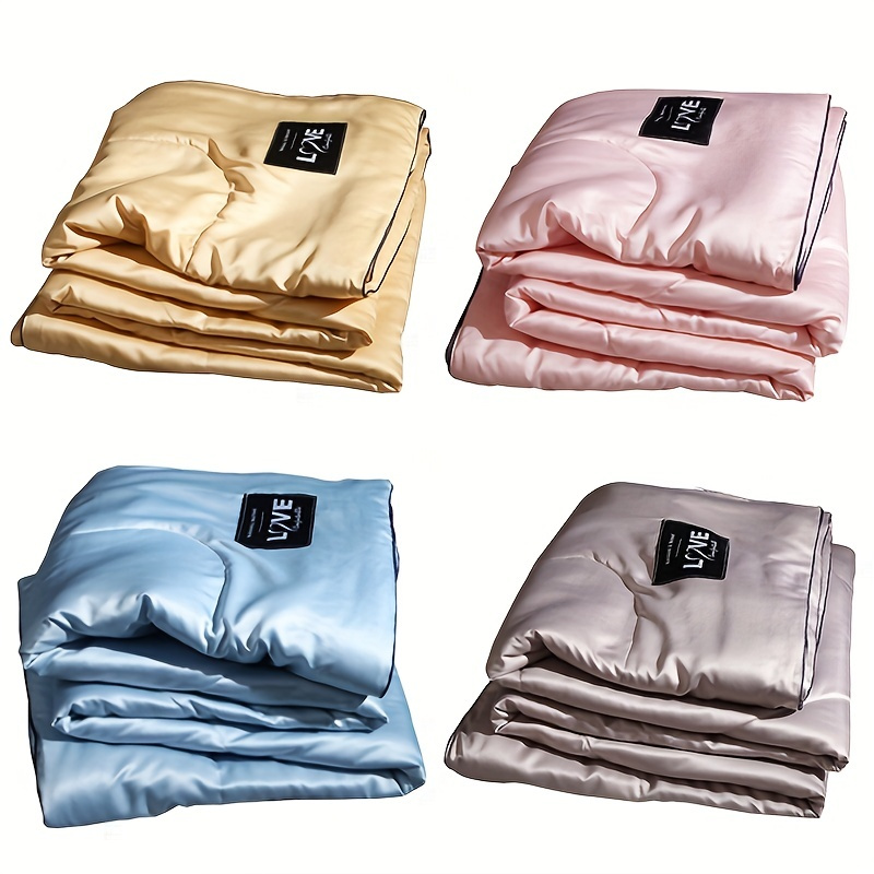 Cool ice and discount silk summer blanket