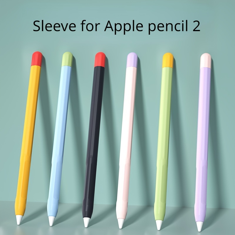 Acquista Custodia morbida in silicone Apple Pencil di seconda generazione  per iPad Custodia per matita Apple Pencil Custodia per penna touch screen  per iPad in pelle Accessori per iPad