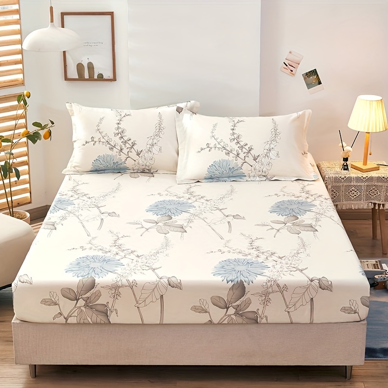  Bleyoum Home Protector de colchón acolchado extra profundo  impermeable para cama, funda de cama, falda extra profunda, funda de cama  estilo sábana bajera, 180 x 200+11.8 in : Hogar y Cocina