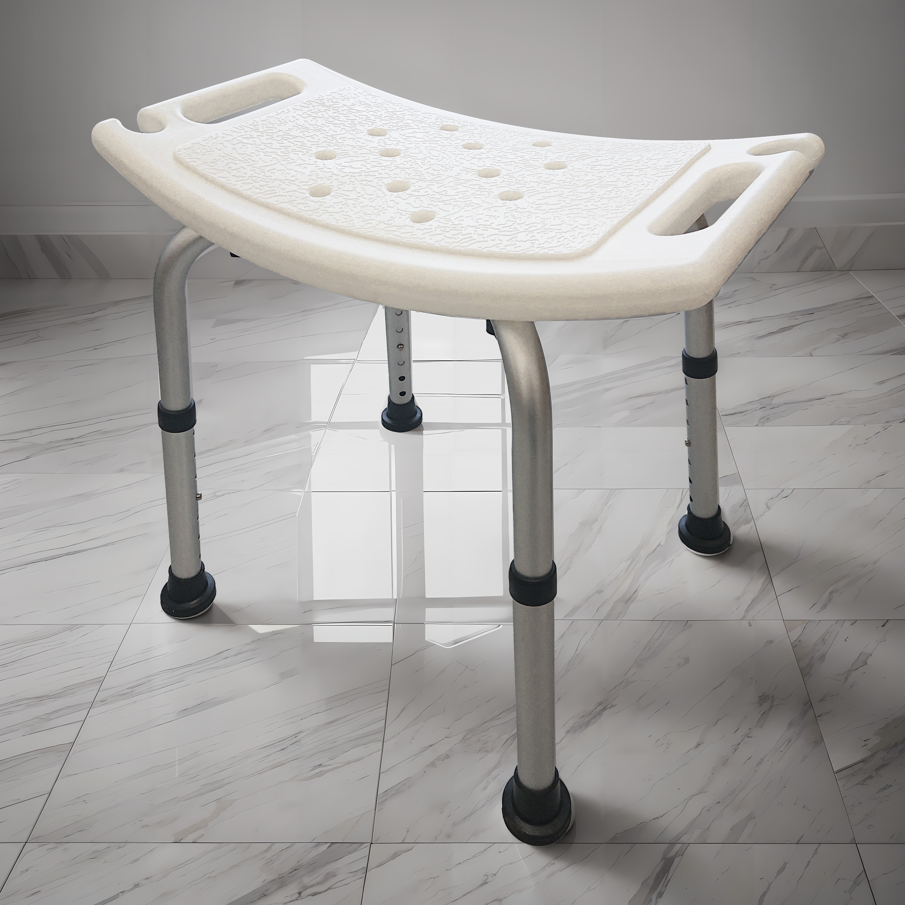  Banco de asiento de baño de madera  Taburete de ducha  antideslizante para baño, taburete de baño impermeable para ancianos  discapacitados, silla de baño para adultos, taburete de cambio de zapatos