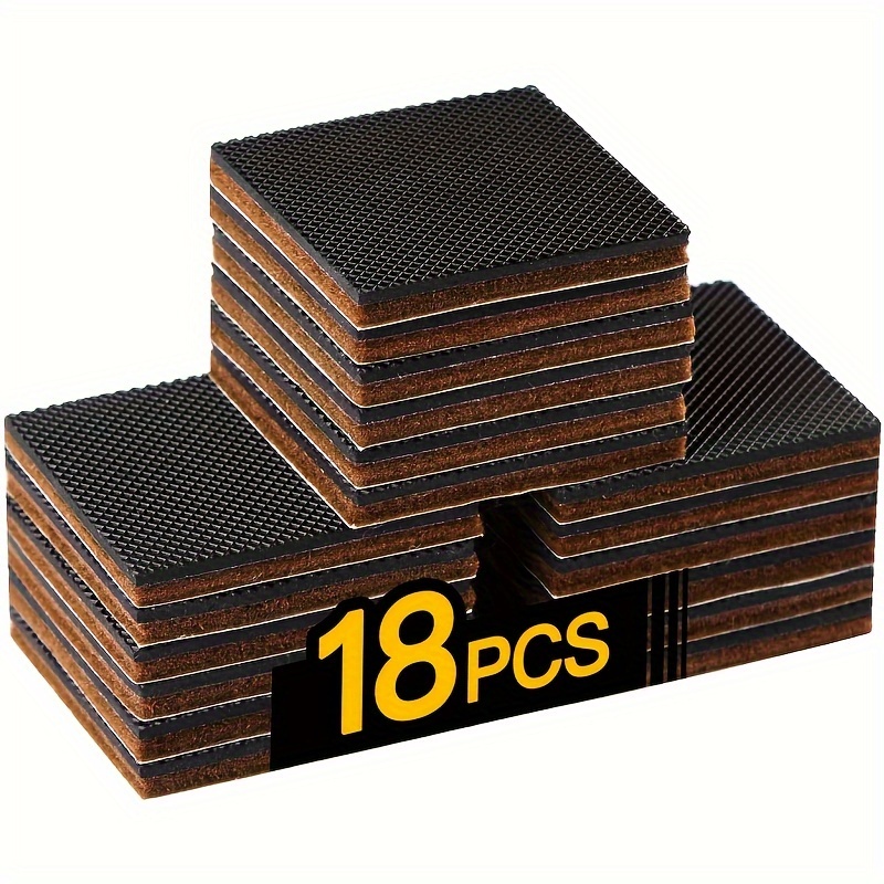 2pcs Non Skid Furniture pad Floor Protector Anti Scratch Furniture  Protector Couch stoppers Couch Slide Stopper Chair Pads for recliners  Anti-Scratch Protective Cover Rubber 