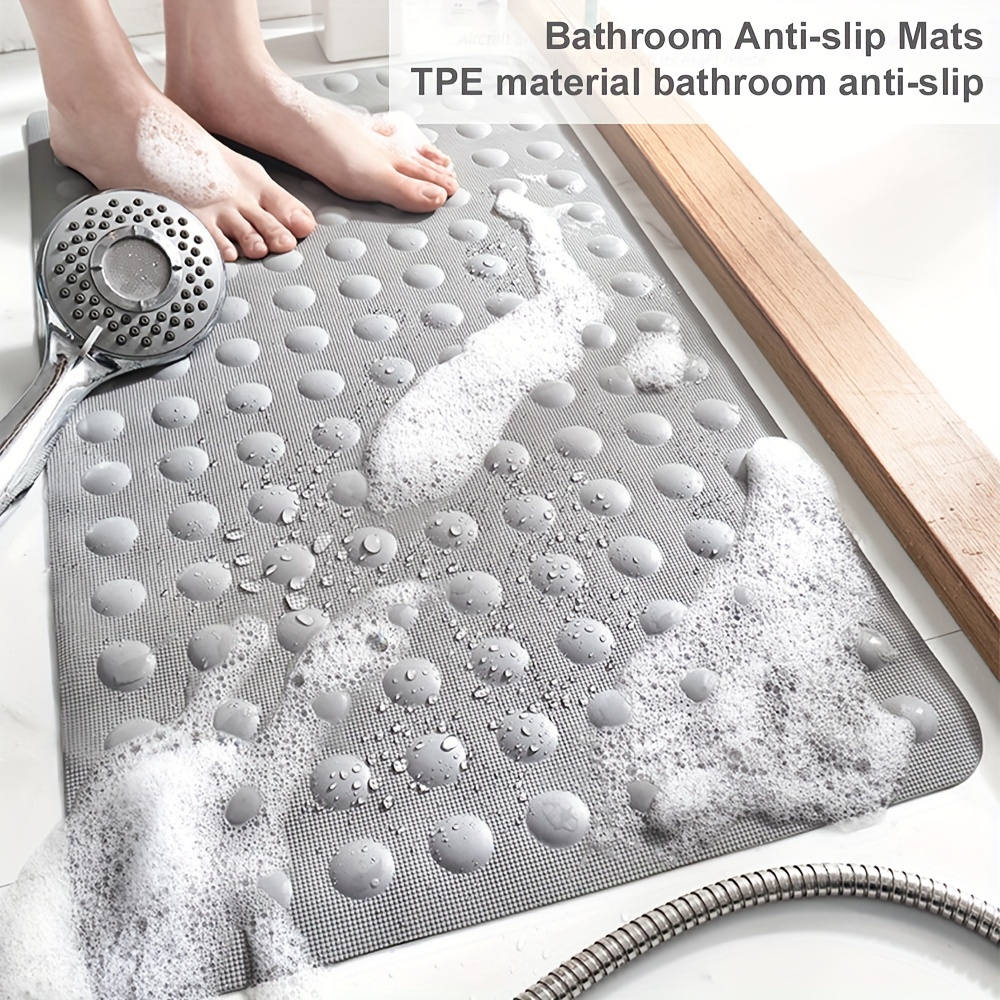 Alfombrilla de ducha antideslizante, 60 x 60 cm, suave y cómoda, alfombrilla  de baño de seguridad con agujeros de drenaje, de PVC de lufa de masaje para  zonas húmedas, secado rápido 
