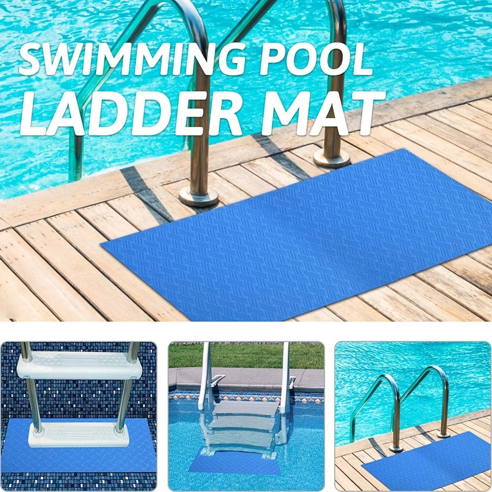 Green Pool Mat Shower Mat, Non Slip Pool Ground Mats, Bath Mat Under Pool  Bottom Pad, Swimming Pool Ladder Mat, Pool Mats for Deck, Pool Pad Swim Mat