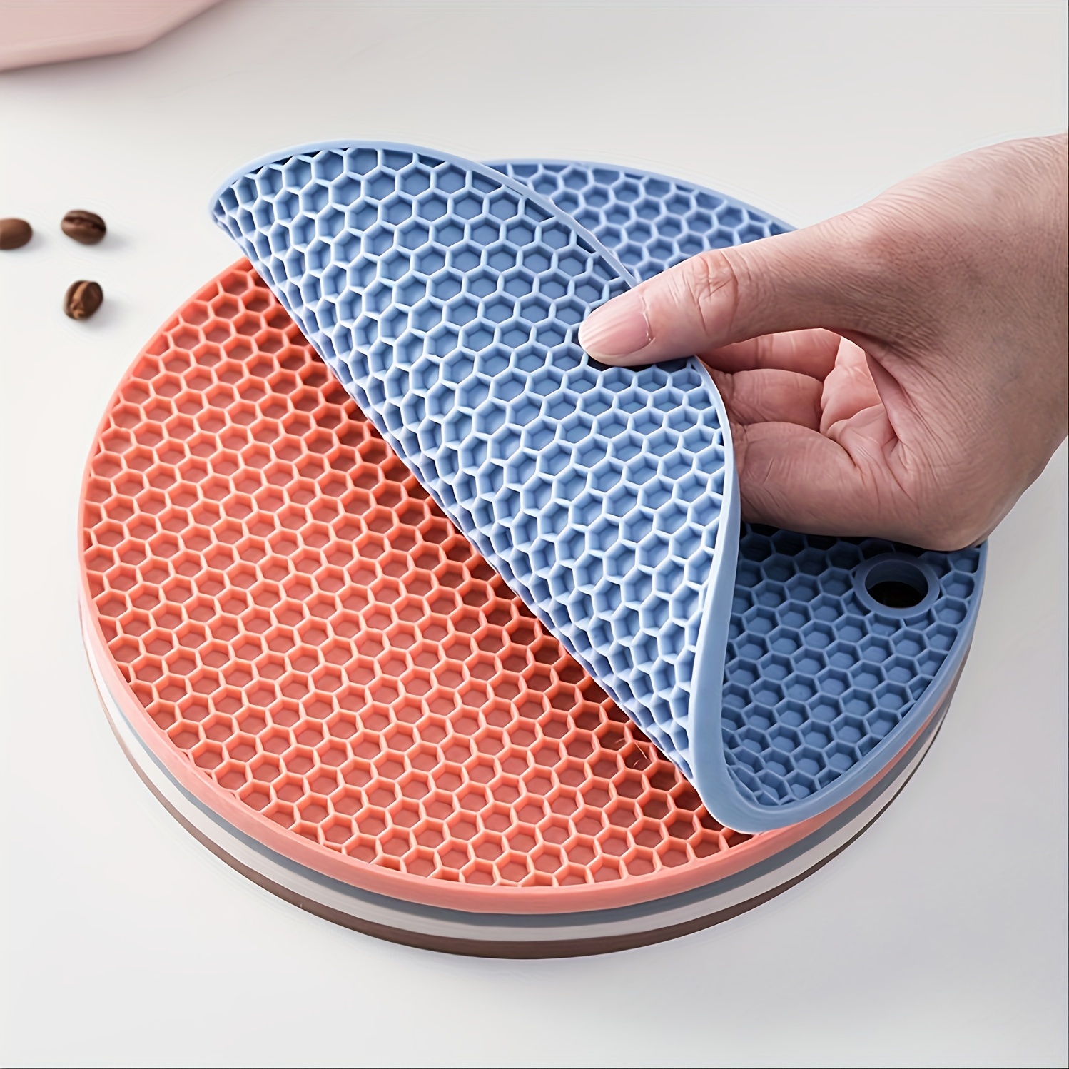 Non-Slip Silicone Rubber Plate Mat, Tablemat Silicone Placemat, Kneading Mat,  Blue - China Silicone Mat, Custom