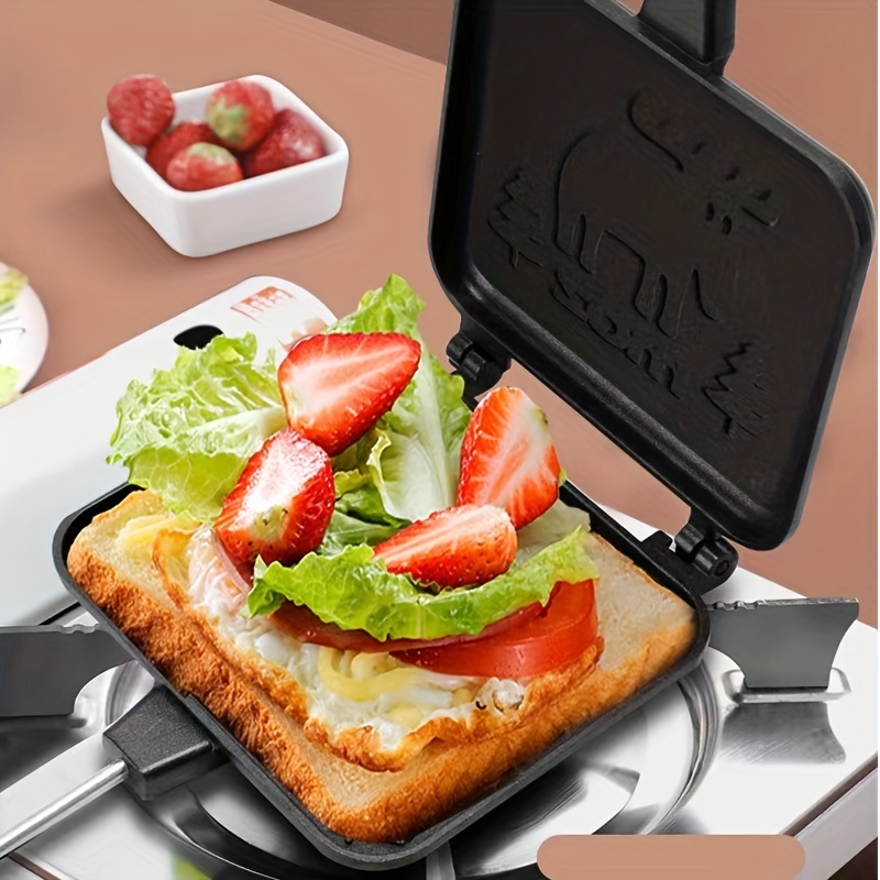 Toasted Sandwich Maker Double sided Stove Top - Temu