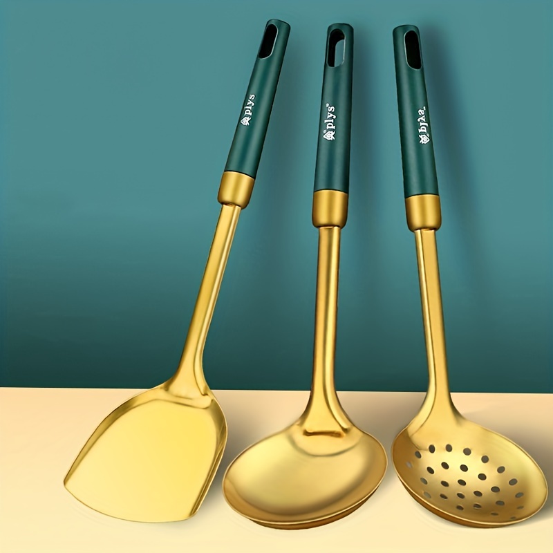 Ceramics - Juego de 2 cucharones de sopa grandes con cucharas ranuradas,  cucharones de cocina, cucharas coladoras de ollas calientes para cocinar