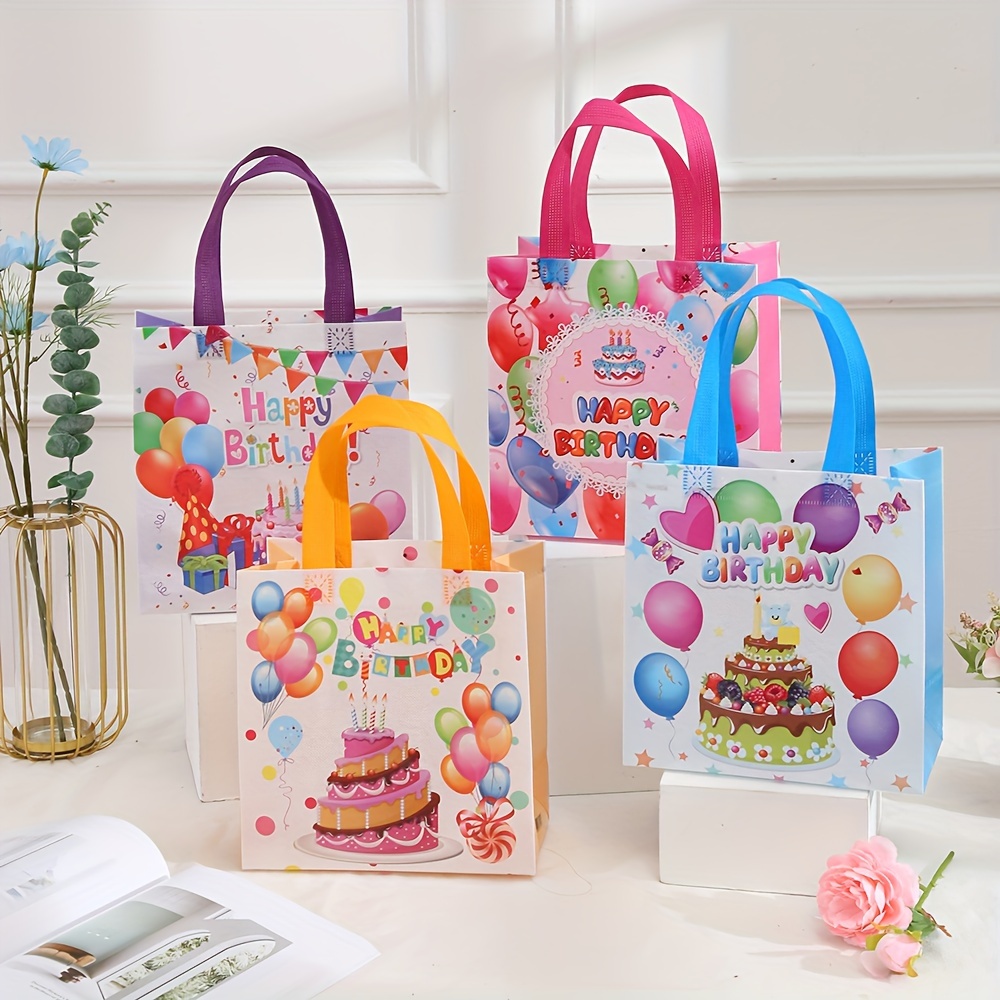 Bolsas Papel Cumpleaños Infantil 20PCS Bolsitas Regalos Oso y Globos con 60  Pegatinas,Bolsa Chuches Kraft para Fiestas,Boda : : Hogar y cocina