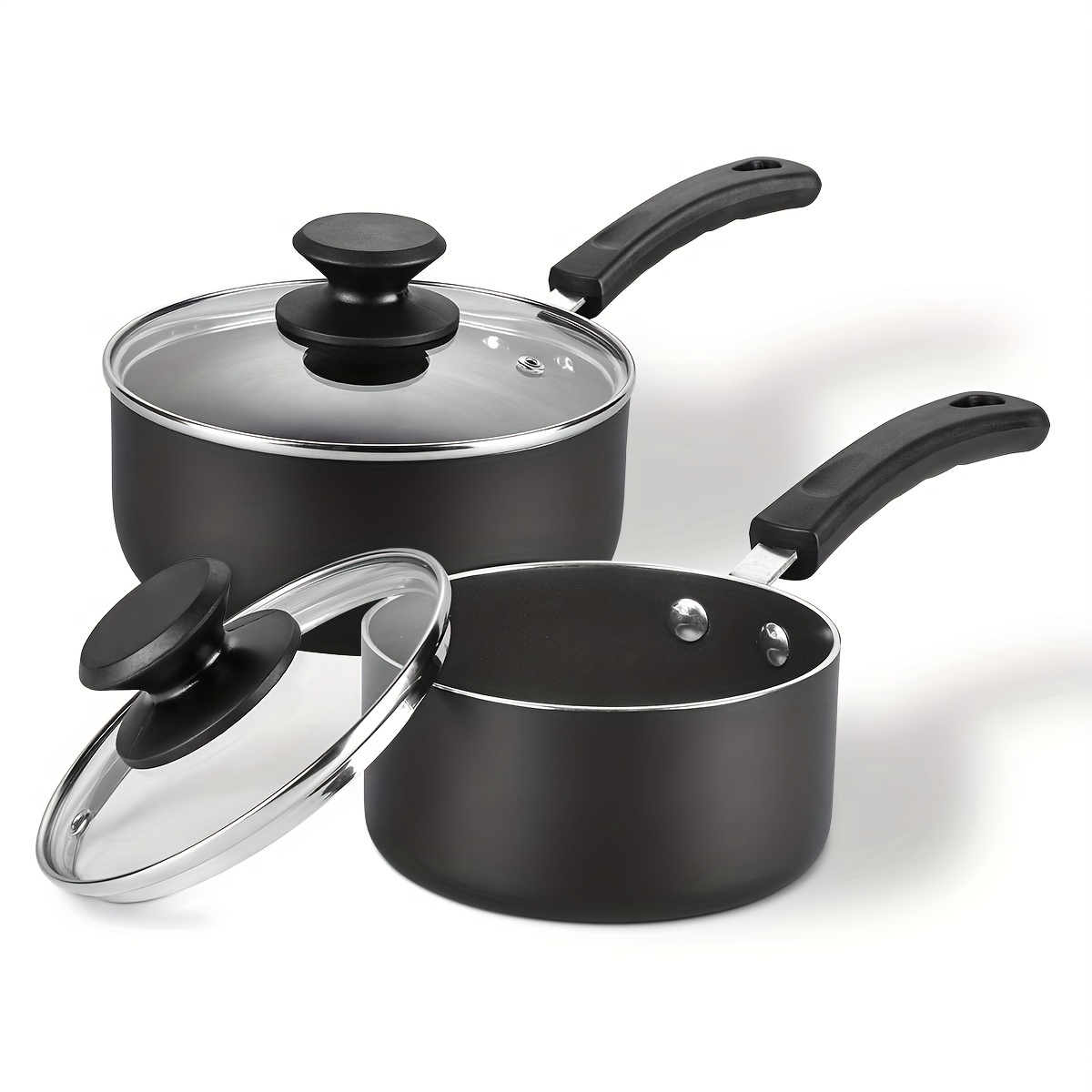 21pcs Pots and Pans Set, Nonstick Cookware Set Detachable Handle