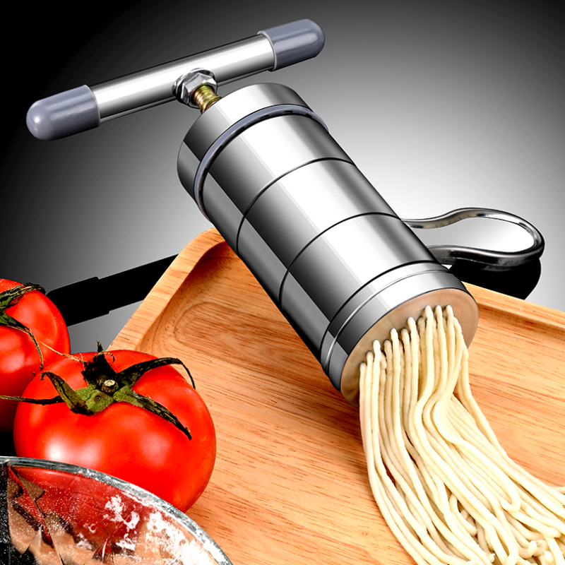 Pasta Machine, Noodle Machine Roller and Cutter Manual Hand Crank Slices  Dough Into Spaghetti and Fettuccine Convenience