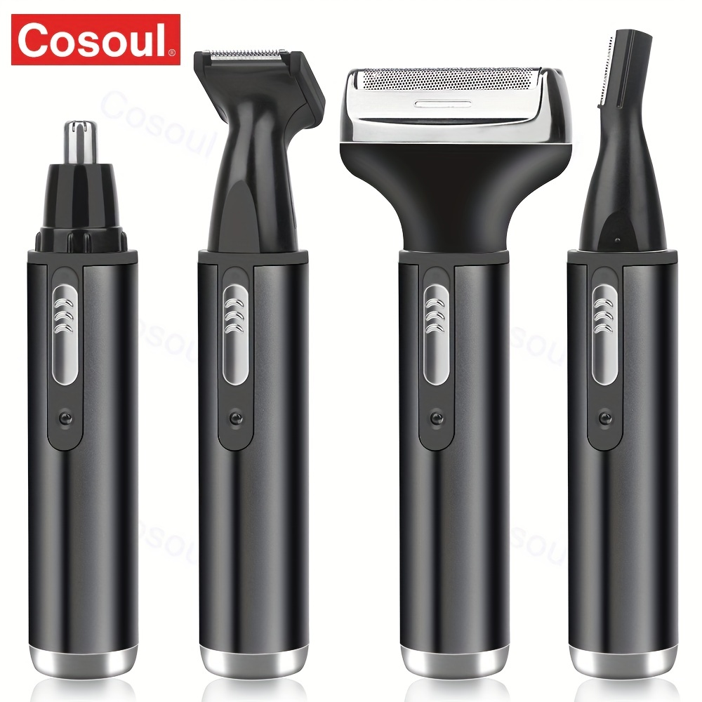 Kemei Km-2299 Hair Clipper Electric Usb Rechargeable Hair Trimmer  Waterproof Beard Trimming Hair Clippers For Mustache Body Facial Nose Ear