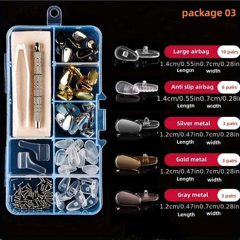 Almohadillas de silicona para Airbag, soporte para gafas, almohadillas  suaves antideslizantes, accesorios para gafas, venta al