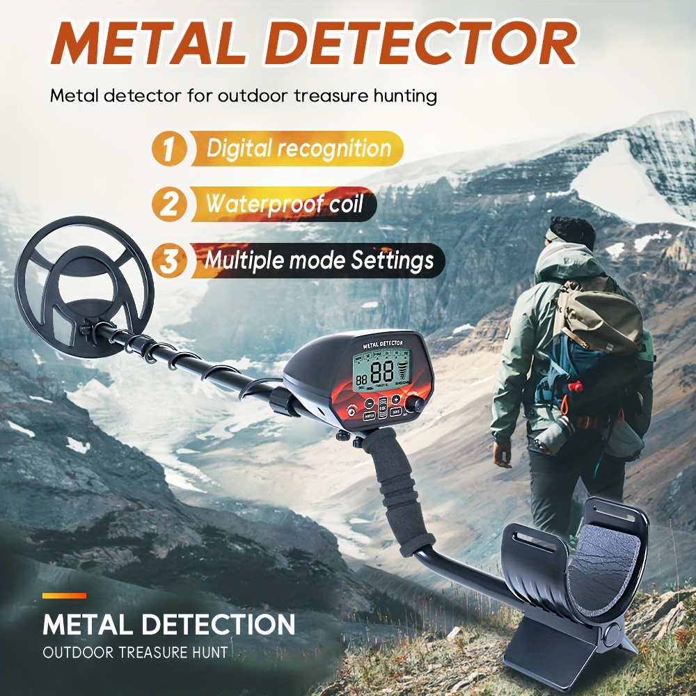 Unlock Hidden Treasures Tc 200 Professional Metal Detector - Temu