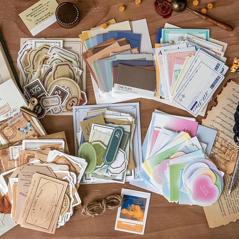 Pegatinas de planificador para diario, accesorios de álbum de recortes,  papelería para cuaderno - AliExpress