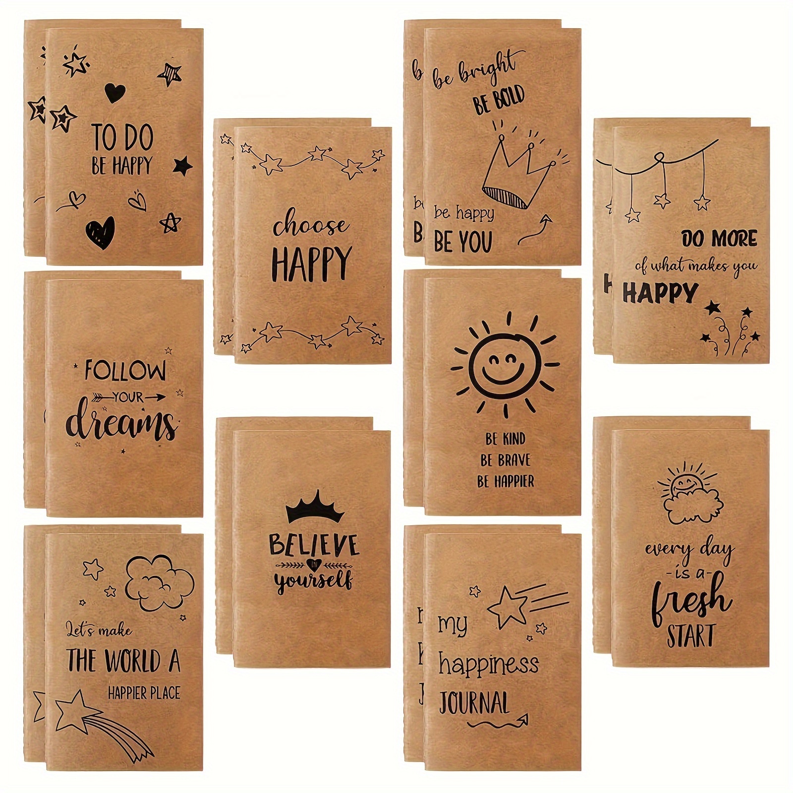 Mini Notebooks Inspirational Journals Bulk 32 Pages Lined - Temu