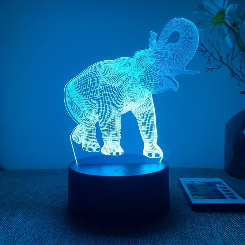 Luz Quitamiedos Decorativa Elefantito De Kiokids