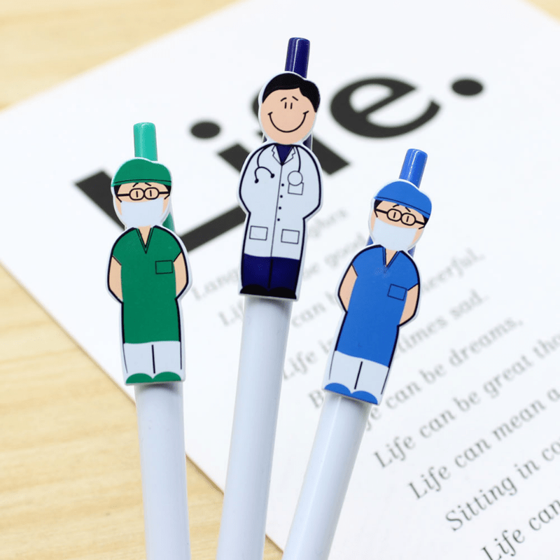 Funny Pens Nurse Theme Ballpoint Pen Set One Week Funny Pens - Temu