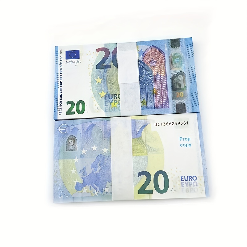  5 billetes de oro 1000 euros, billetes chapados en oro euro  dinero con billetes de hoja de oro billetes de papel dinero : Productos de  Oficina