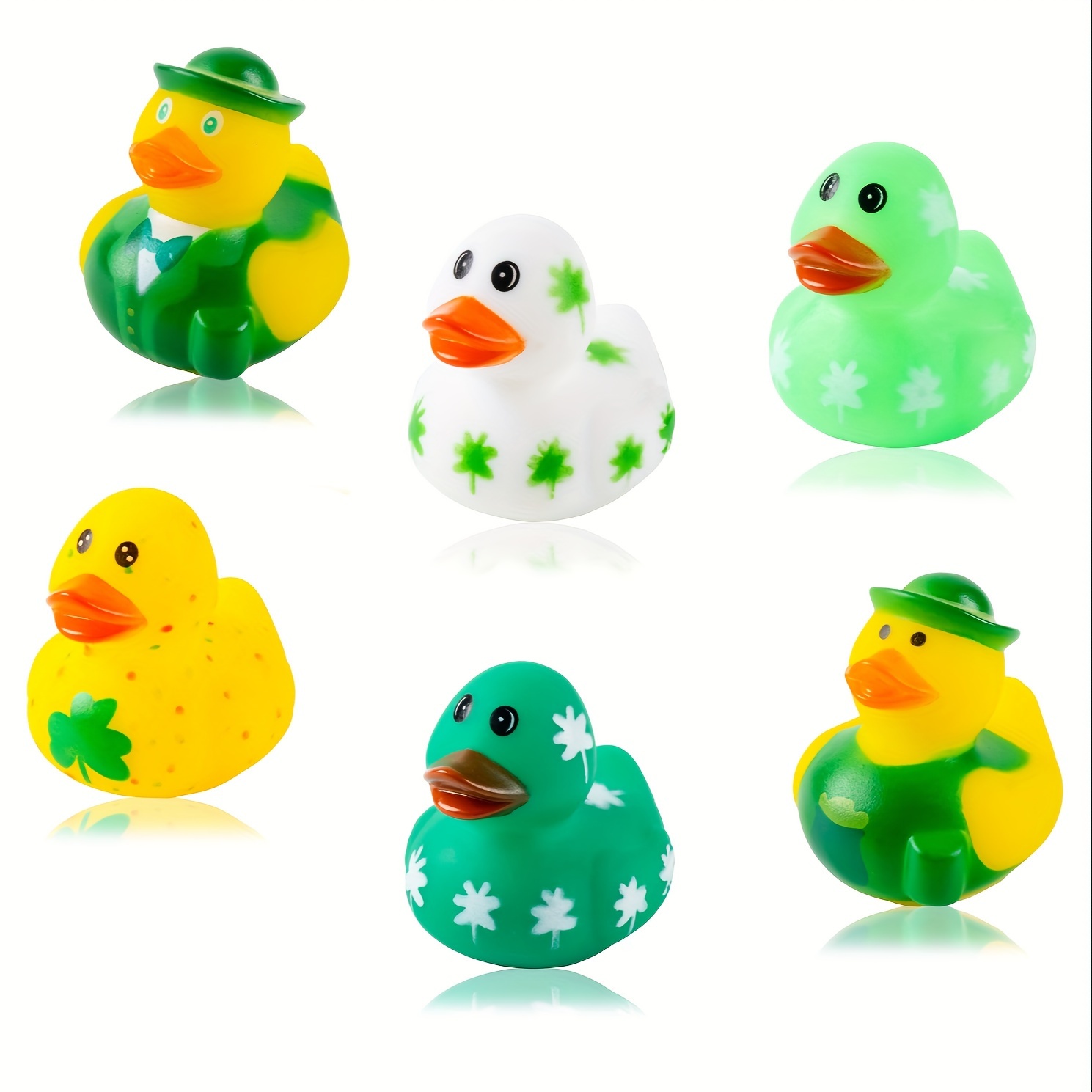 Rubber Duckie Shamrock Bath Bucket