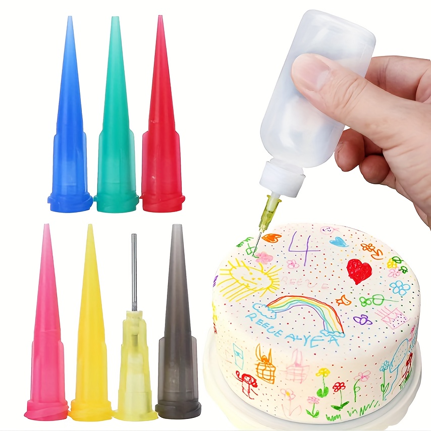 Cake Bottle Pen Bottles Icing Piping Decorating Cookie Tool Squeeze Baking  Sauce Cream Condiments Press Applicator Fondant