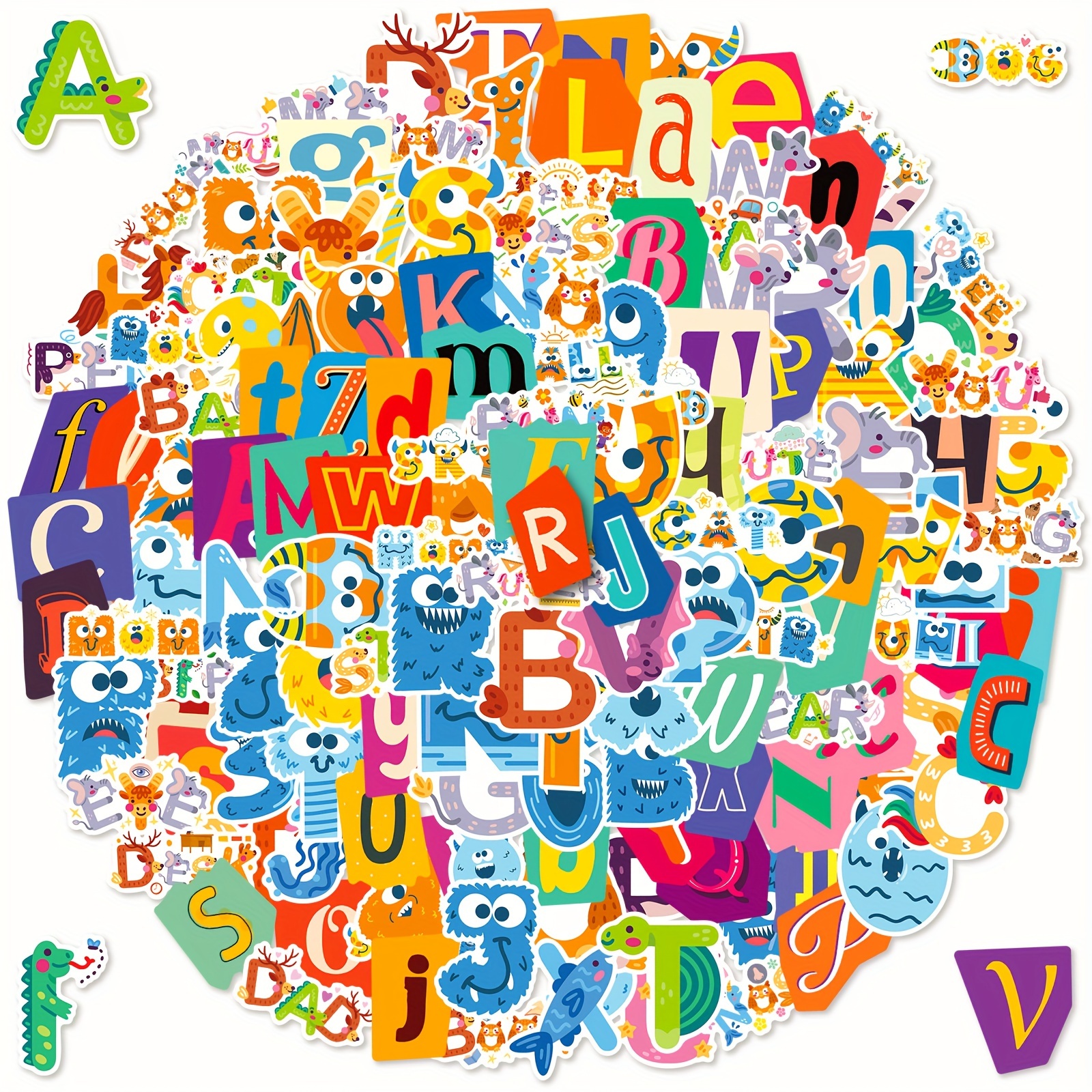 50pcs New Alphabet Lore Alphabet Legends Waterproof Decorative Graffiti  Stickers - Toys & Games - Temu New Zealand