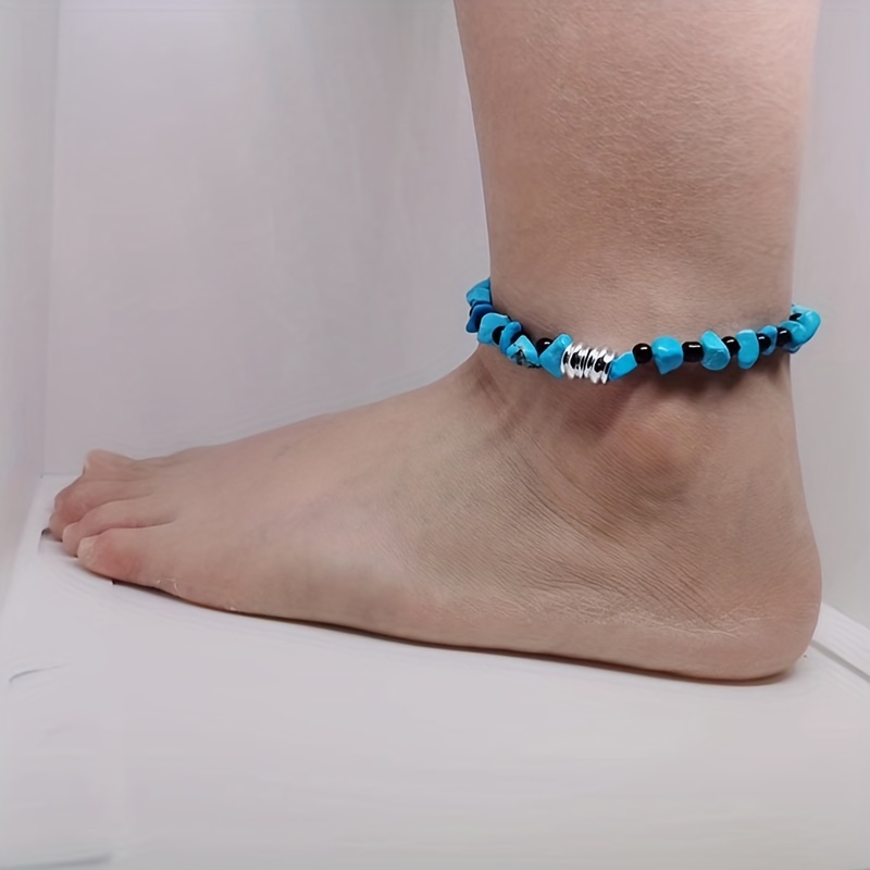 Green anklet on sale