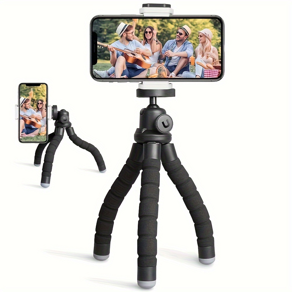 Soporte de montaje para cámara de video para teléfono inteligente, agarre  estabilizador de mango para teléfono celular móvil de 4 a 7 pulgadas,  iPhone