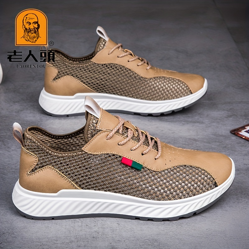 Men's Lace-up Sneakers - Odor-resistant Athletic Shoes - Lightweight And  Breathable - Temu United Arab Emirates