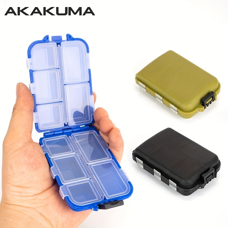 Fishing Lure Boxes Grid Mini Bait Storage Box Plastic Fishing Tackle Box  Fish Lure Multi-water Area Applicable Transport - AliExpress