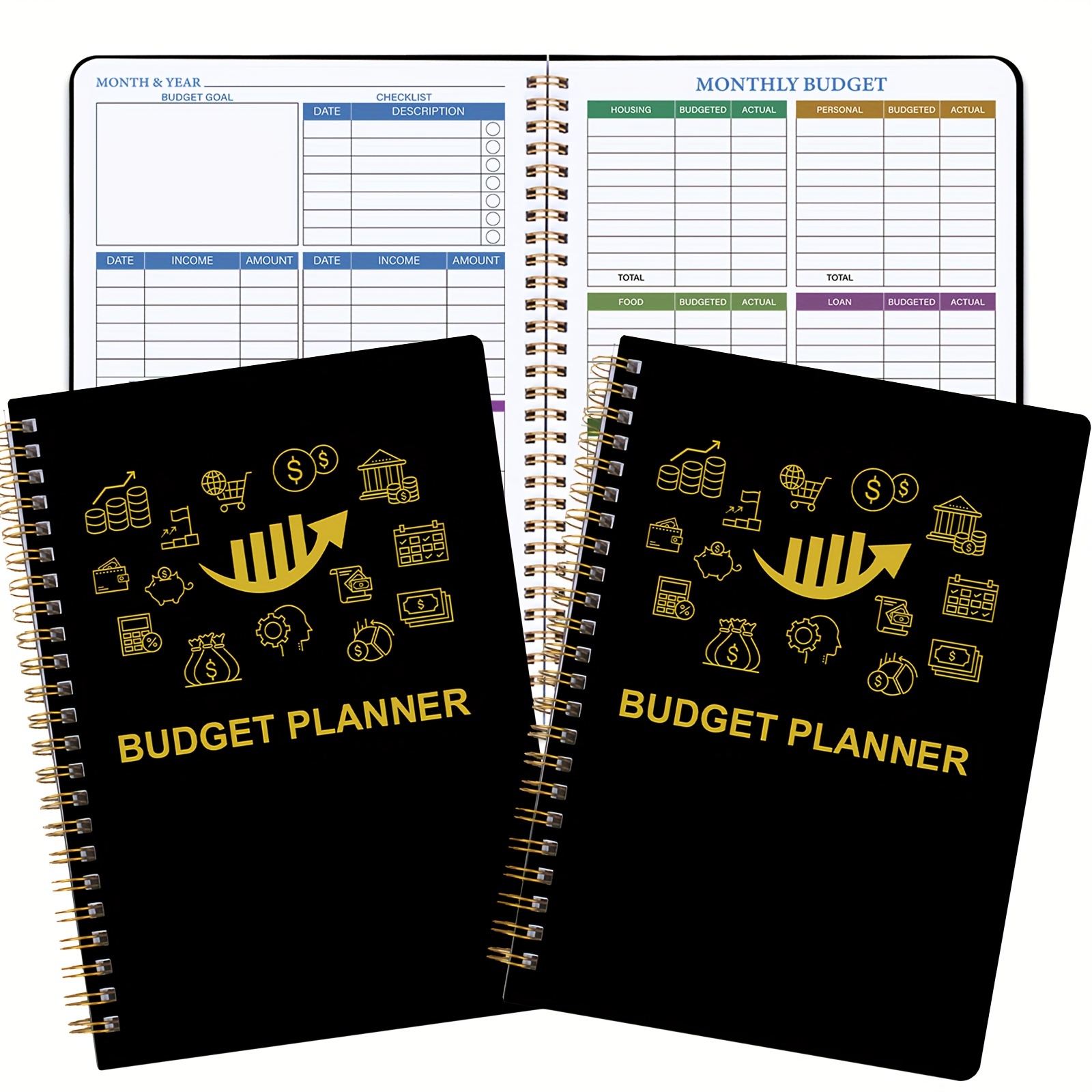 A5 Budget, Finance, Money Planner - 50 Sheets Per Pad - Plan Weekly or  Monthly