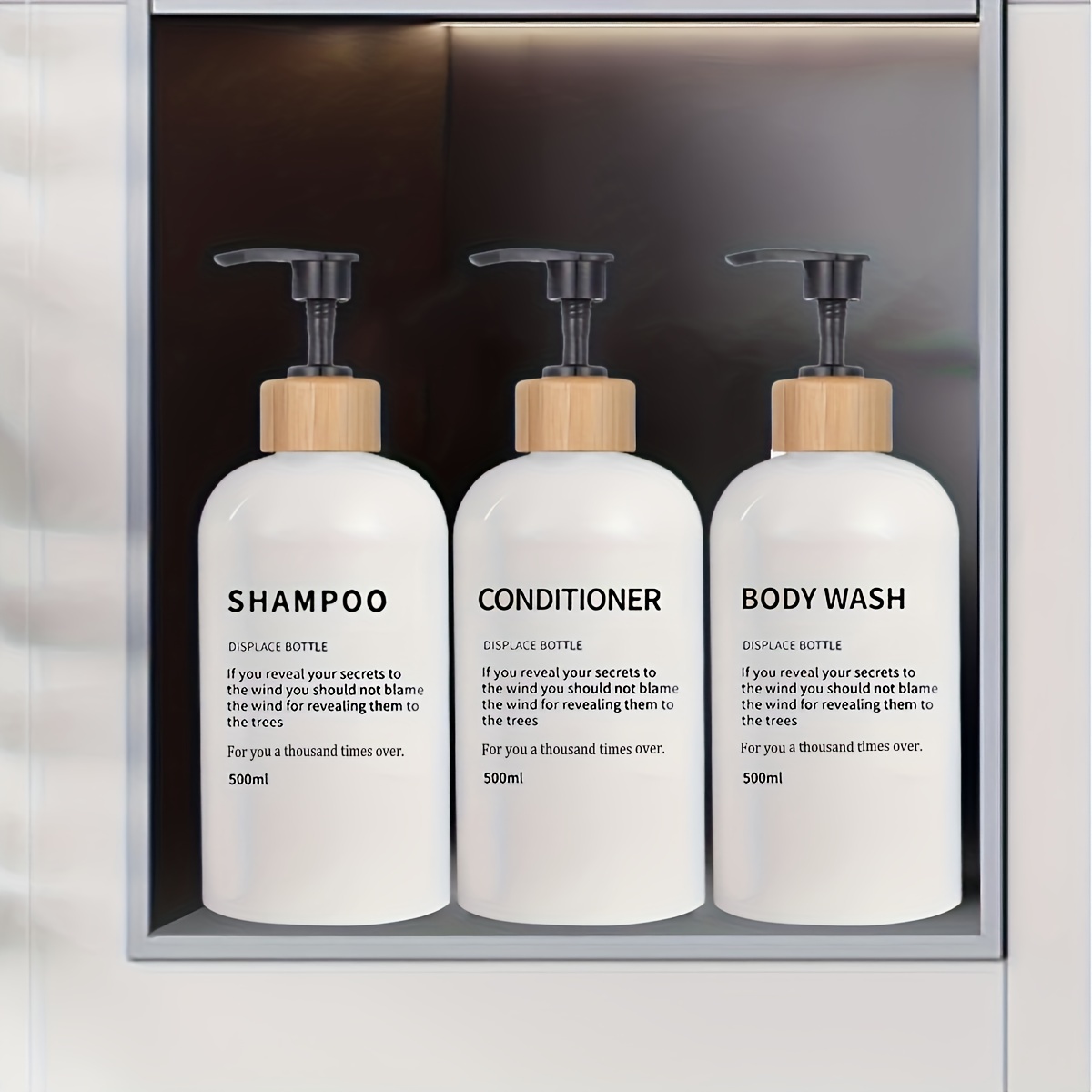 Shampoo Bottle White - Temu