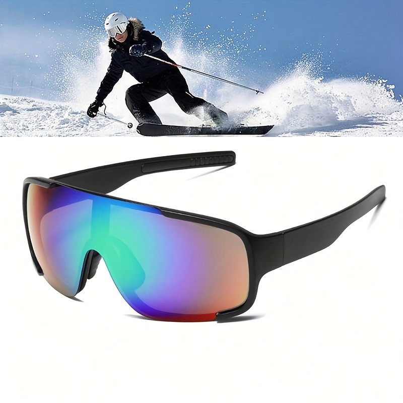 LAI Lunettes de ski pour enfants HD enduit lentilles anti - UV antichoc  réglables lunettes de neige rouge 116095
