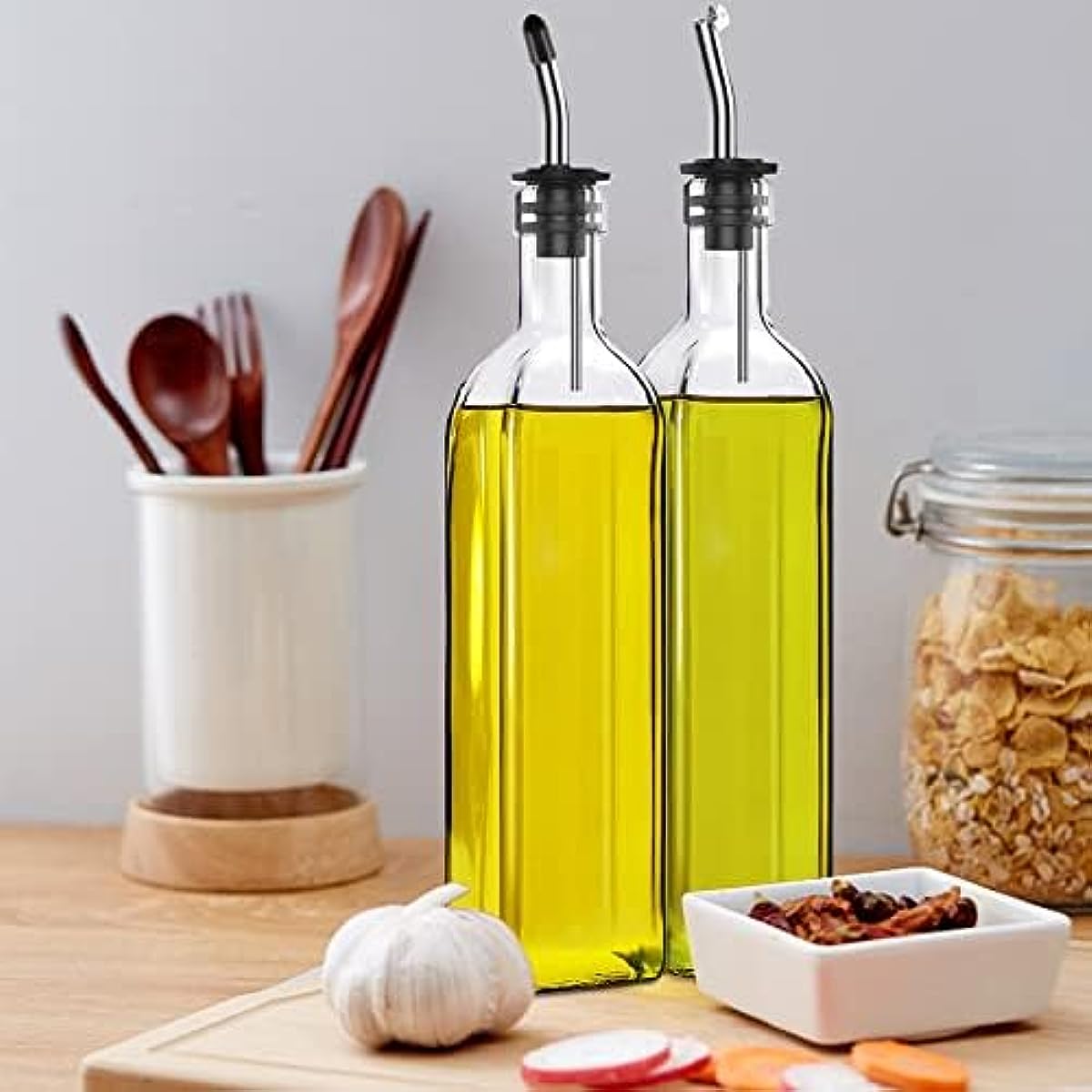 1pc Kitchen Squeeze Oil Bottle Dispenser, Condiment Squeeze Bottle, Leak  Proof Squirt Reusable Plastic Oil Container, Easy Refill And Cleaning