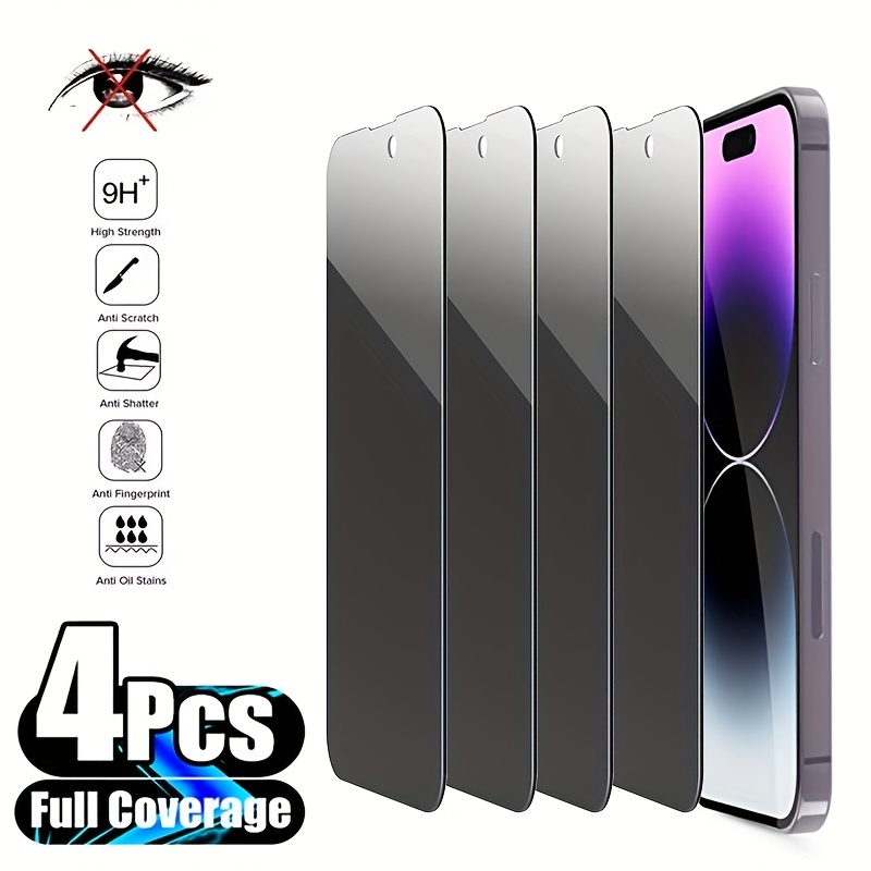 Screen Printing Anti Peep Film Screensaver For iPhone 14 13 12 11 Pro Max  XS Max XR X 8 7 Plus Privacy Protection Tempered Glass - AliExpress