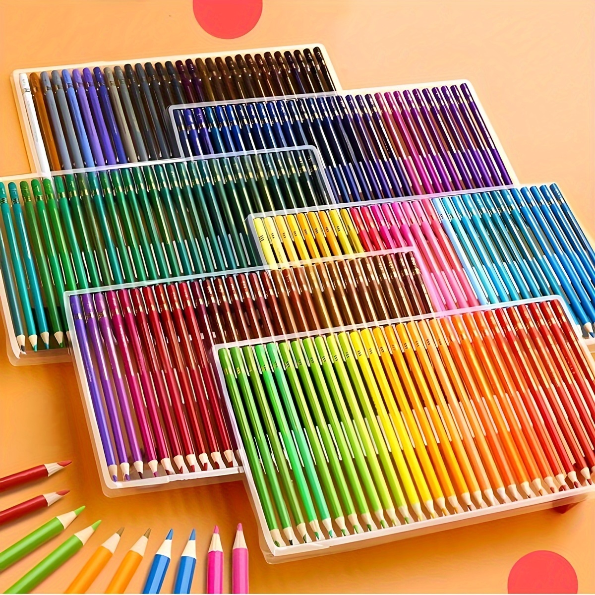 Brutfuner Colored Pencils 120pc. Square black Metal Case Color