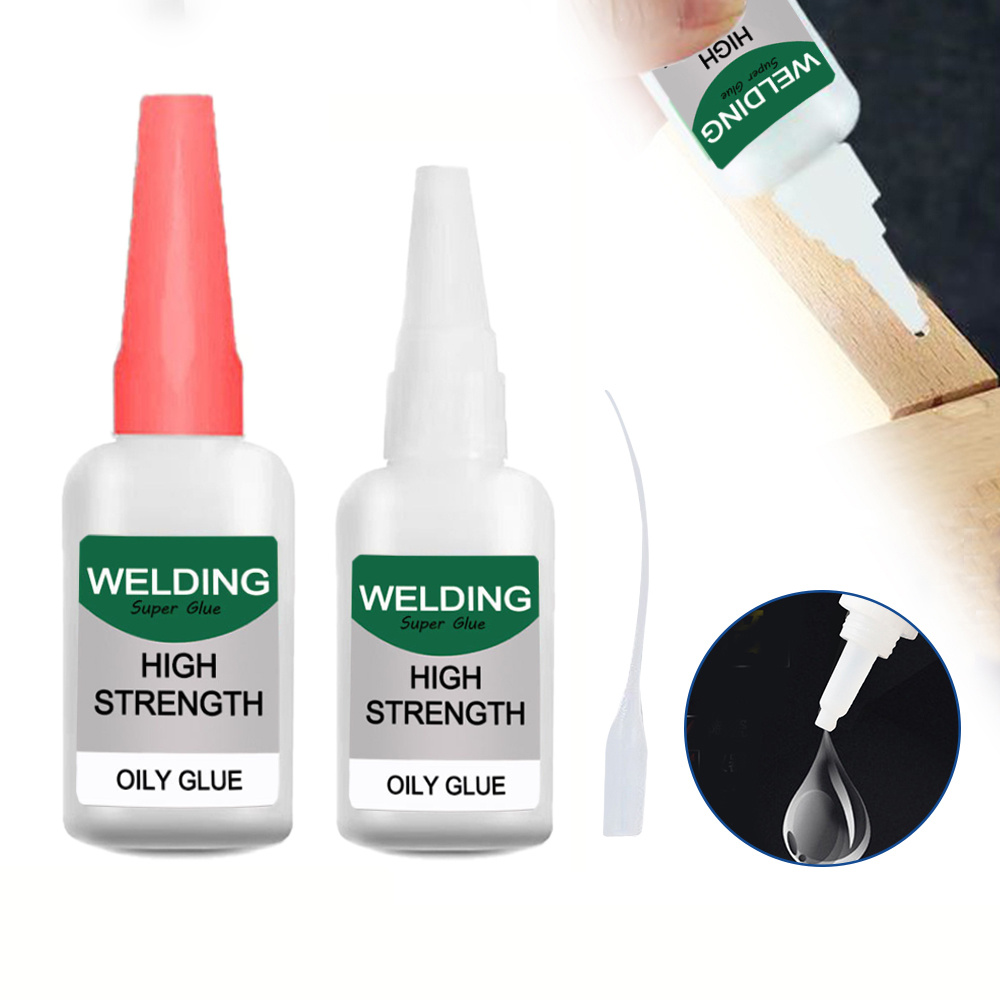 3Pcs Universal Super Glue, Super Strong Glue, Welding High-Strength Oily  Glue US