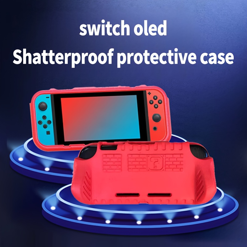  HEYSTOP Switch OLED Model Carrying Case, 9 in 1 Accessories Kit  for 2021 Nintendo Switch OLED Model with Dockable Protective Case Cover, HD Switch  OLED Screen Protector and Thumb Grip Caps (