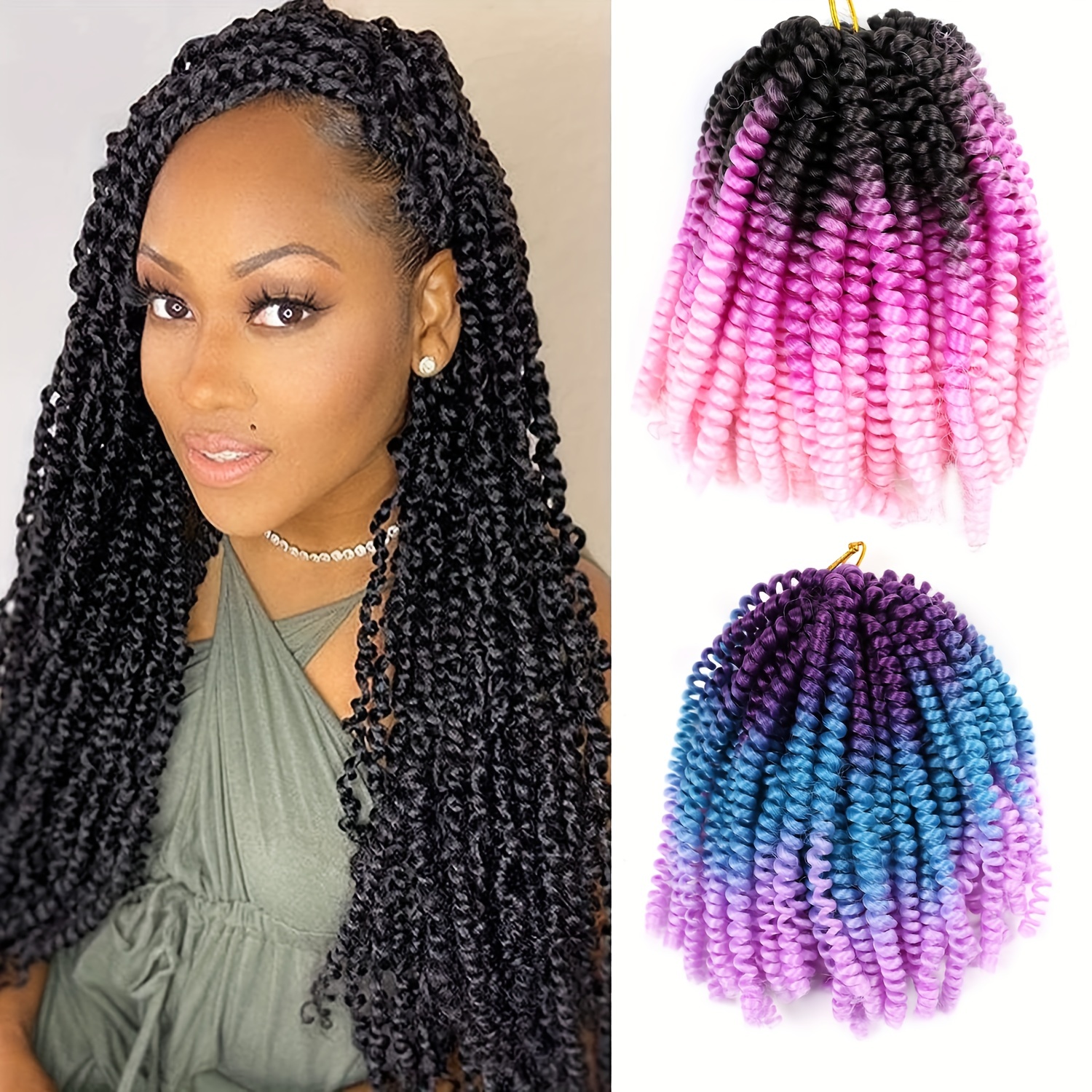 Twist Crochet Wig Mambo Twist Crochet Hair Long Braids - Temu