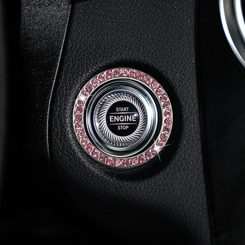 Upgrade Car A Universal One button Start Decorative Ring - Temu